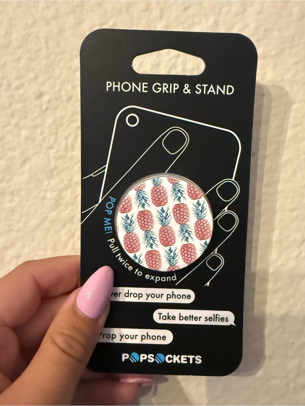 NWT 🏷️ | POPSOCKETS | Phone Grip & Stand with Pineapple Pattern